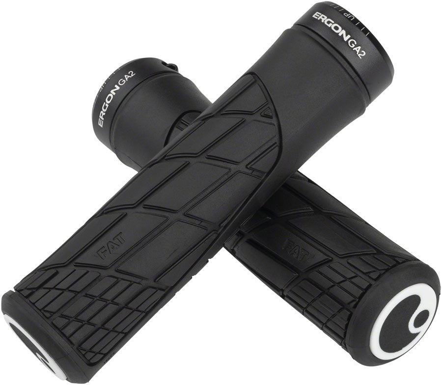 Ergon GA2 Fat Grips - Black, Lock-On