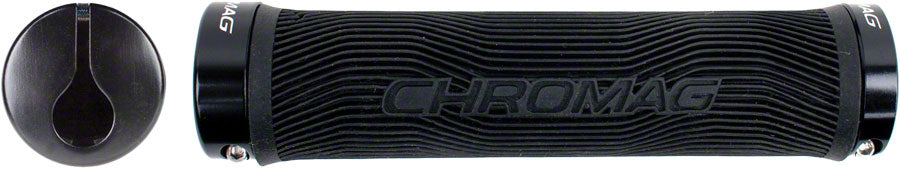 Chromag Palmskin Grips - Brown/Gold, Lock-On MPN: 170-002-001 UPC: 826974002358 Grip Palmskin