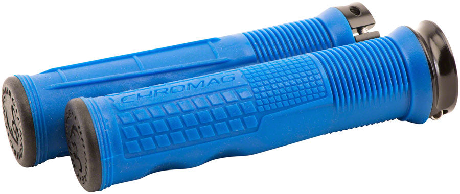 Chromag Format Grips - Blue, Lock-On MPN: 170-007-003 UPC: 826974021984 Grip Format Grips