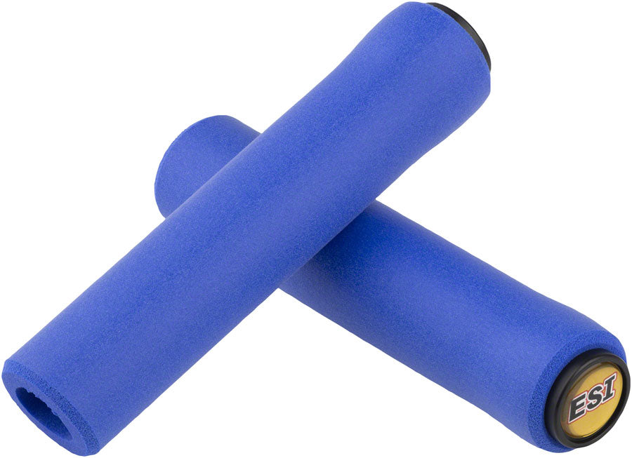 ESI 30mm Racer's Edge Silicone Grips: Blue