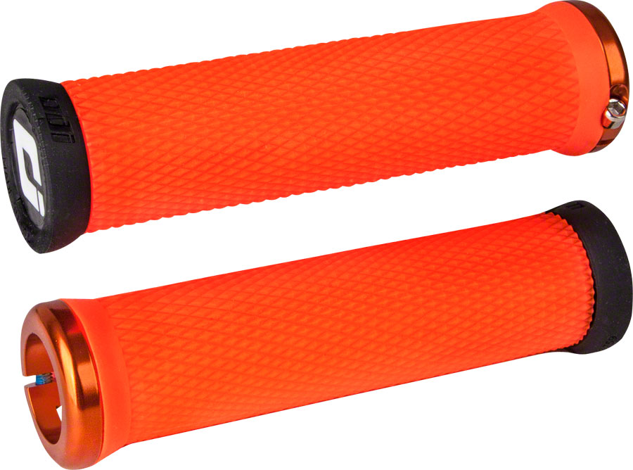 ODI Elite Motion Grips - Orange, Lock-On MPN: D33MTO-O UPC: 711484190384 Grip Elite Motion Grips