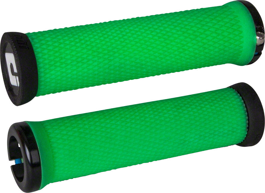 ODI Elite Motion Grips - Retro Green, Lock-On MPN: D33MTRN-B UPC: 711484190391 Grip Elite Motion Grips