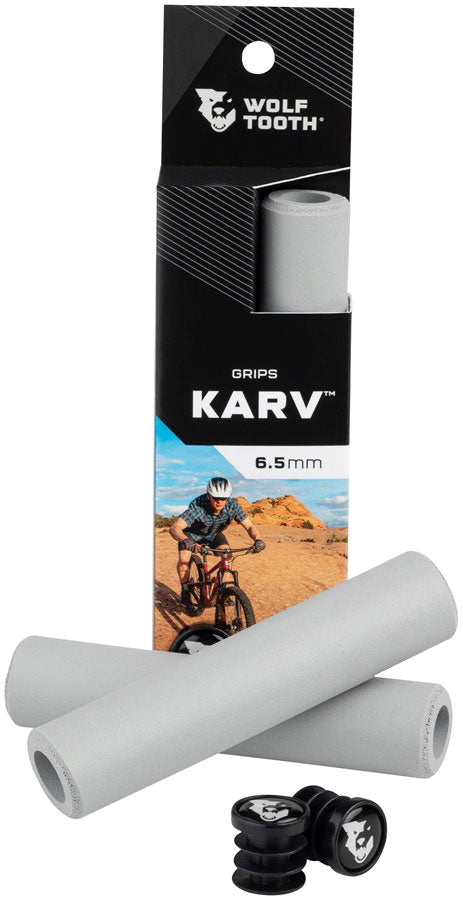 Wolf Tooth Karv Grips - Gray MPN: KARV-GRY UPC: 810006800838 Grip Karv Grips