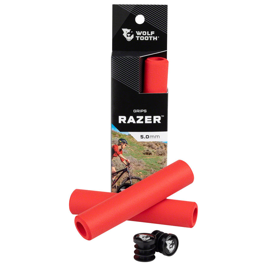 Wolf Tooth Razer Grips - Red MPN: RAZER-RED UPC: 810006800999 Grip Razer Grips