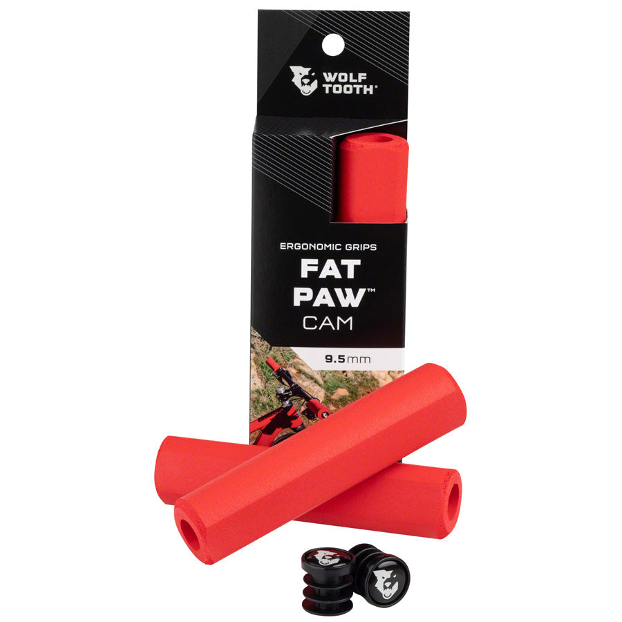 Wolf Tooth Fat Paw Cam Grips - Red MPN: CAM-FATPAW-RED UPC: 810006801033 Grip Fat Paw Cam Grips
