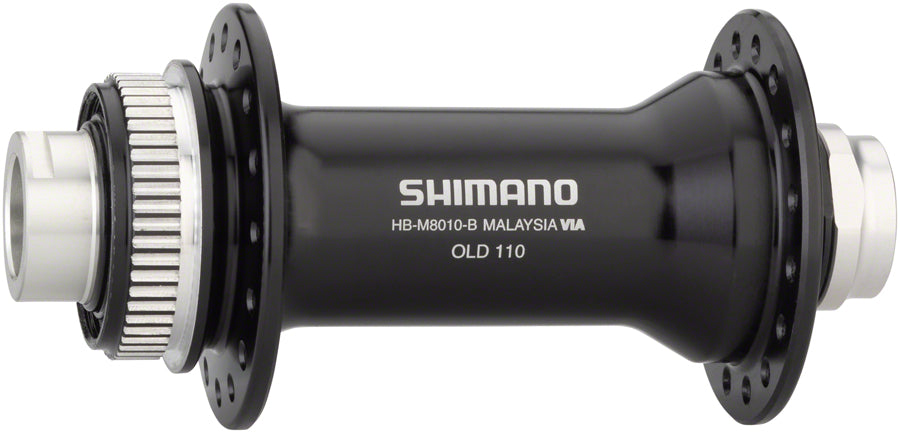 Shimano XT HB-M-8010-B Front Hub - 15 x 110mm Boost, Center-Lock, Black