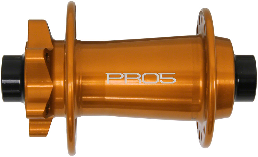 Hope Pro 5 Front Hub - 15 x 110mm, 6-Bolt, Orange, 32H