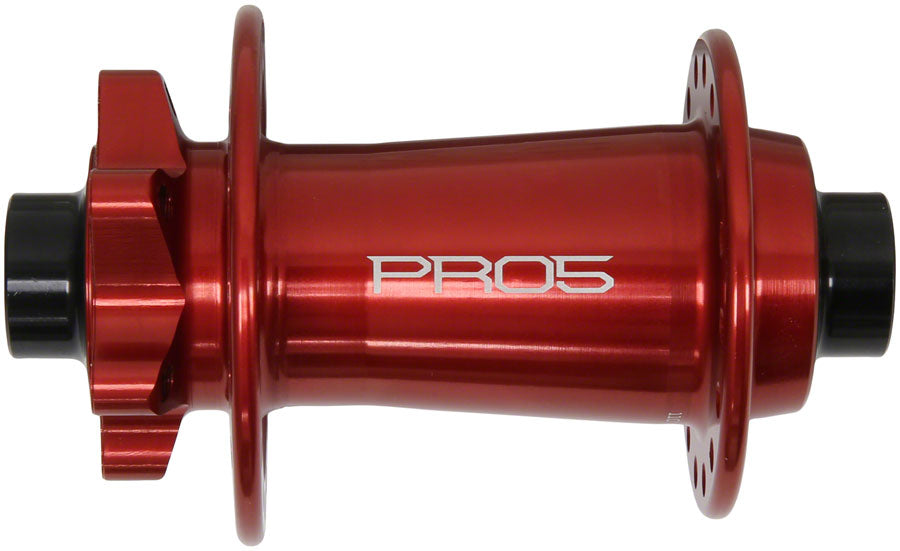 Hope Pro 5 Front Hub - 15 x 110mm, 6-Bolt, Red, 32H