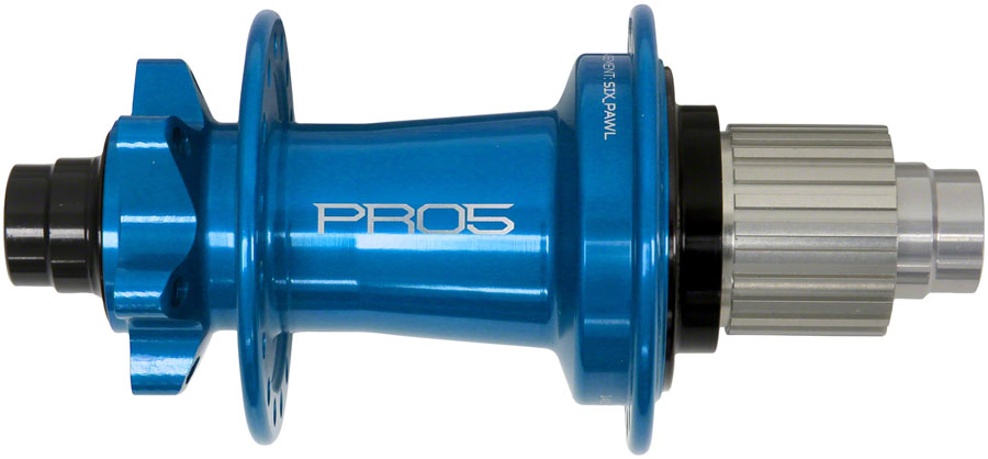Hope Pro 5 Rear Hub - 12 x 148mm, 6-Bolt, Micro Spline, Blue, 32H
