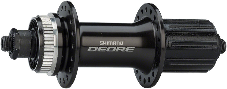Shimano Deore M6000 Rear Hub - QR x 135mm, Center-Lock, HG10, Black, 36H