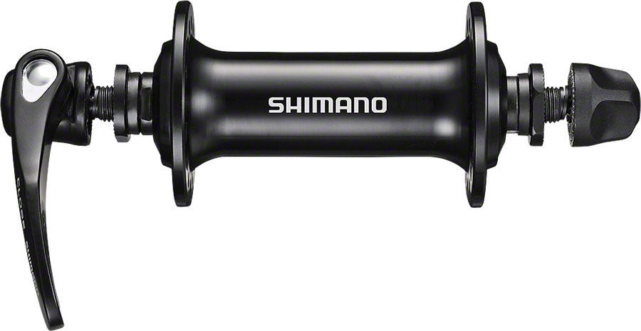 Shimano HB-RS400 Front Hub - QR x 100mm, Rim Brake, Black, 32h