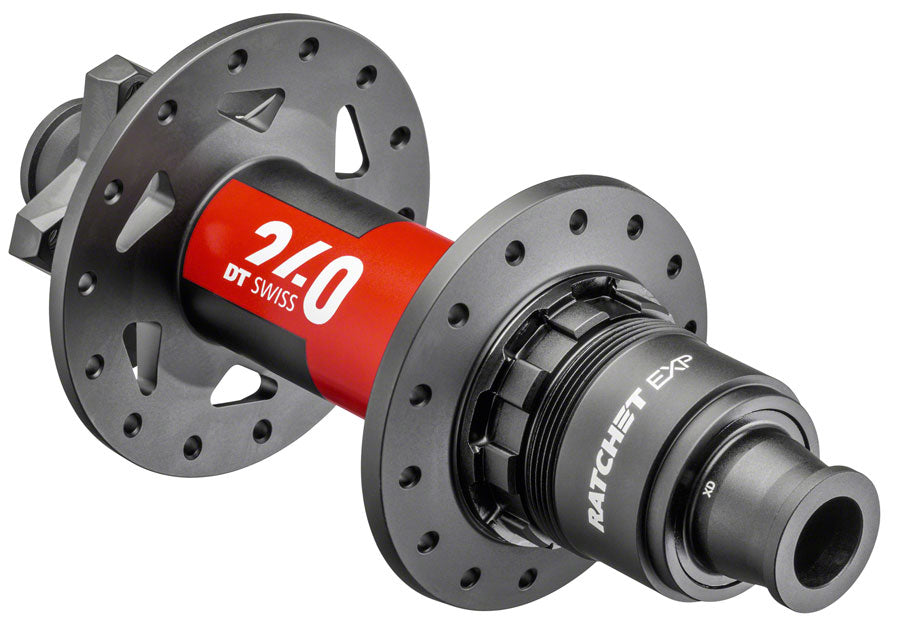 DT Swiss 240 EXP Rear Hub - 12 x 148mm, 6-Bolt, XD, Black/Red, 32H, 36pt