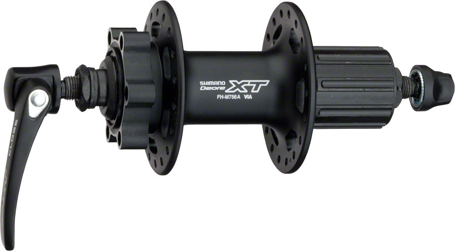 Shimano XT FH-M756-A Rear Hub - QR x 135mm, 6-Bolt, HG10, Black, 36H | Worldwide Cyclery Shimano XT FH-M756-A Rear Hub - QR x 135mm, 6-Bolt, HG10, Black, 36H | Worldwide Cyclery