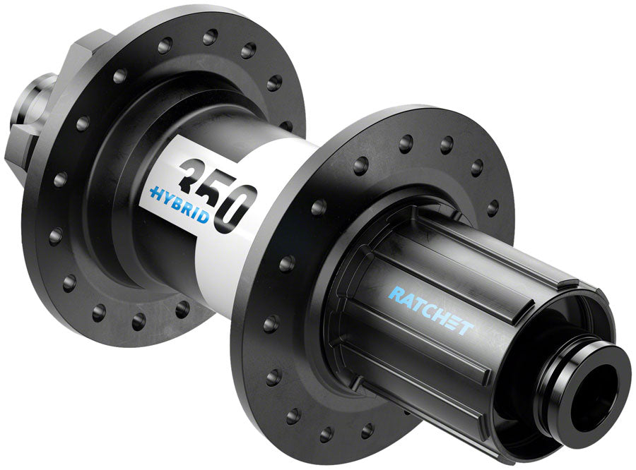 DT Swiss 350 Hybrid Rear Hub - 12 x 148mm, 6-Bolt, HG 11 MTN, Black, 36h, 24pt