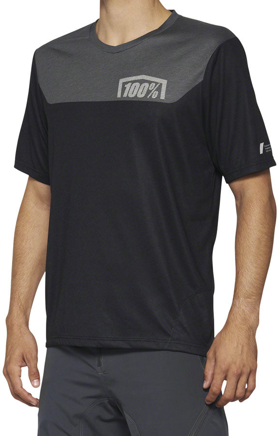 100% Airmatic Jersey - Black/Charcoal, Short Sleeve, Men's, Large MPN: 40014-00002 UPC: 841269189460 Jersey Airmatic Jersey