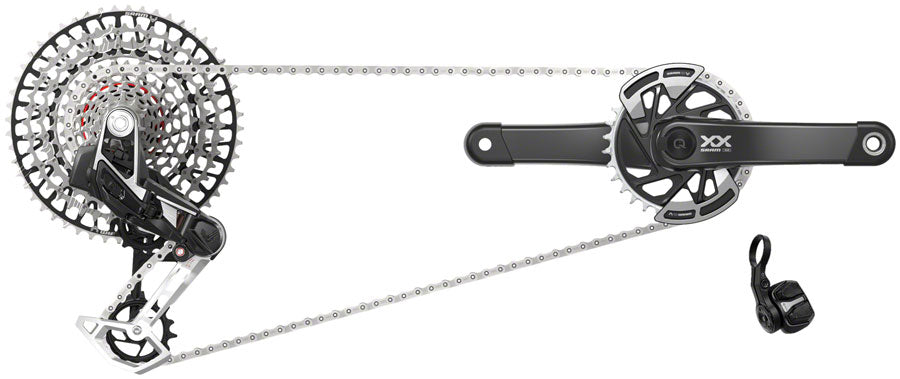 SRAM XX T-Type Eagle Transmission Power Meter Group - 165mm, 32t | Worldwide Cyclery SRAM XX T-Type Eagle Transmission Power Meter Group - 165mm, 32t | Worldwide Cyclery