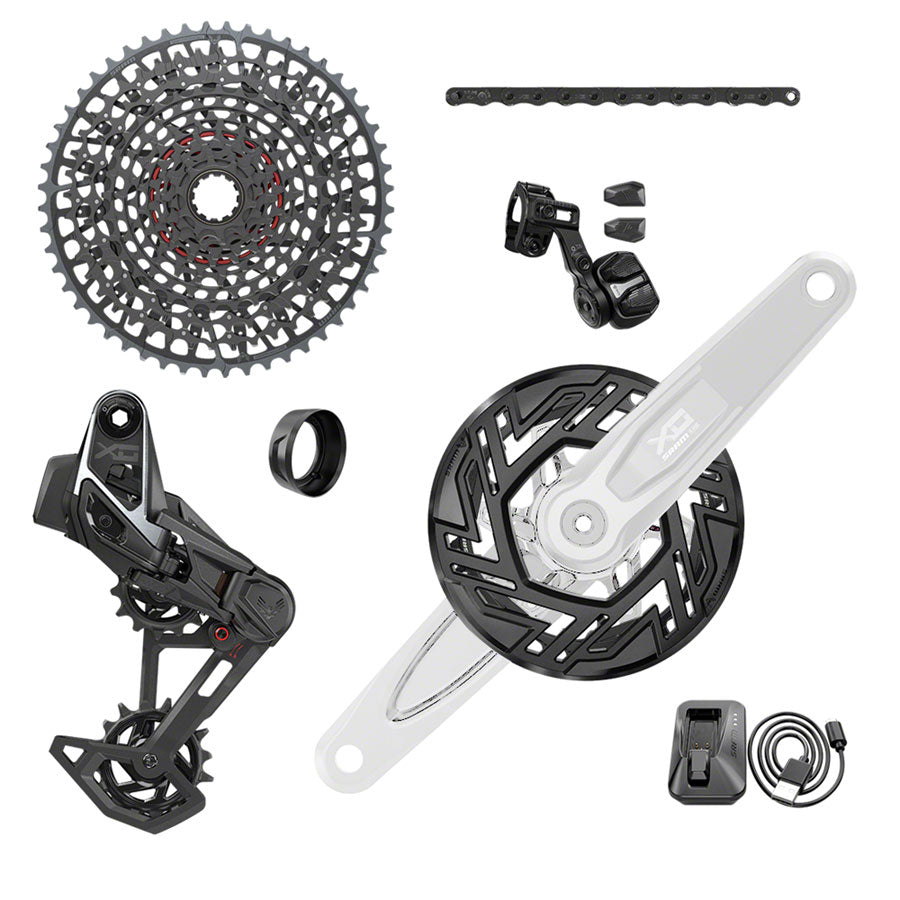 SRAM X0 Eagle T-Type Ebike AXS Groupset - 104BCD 34T, Derailleur, Shifter, 10-52t Cassette