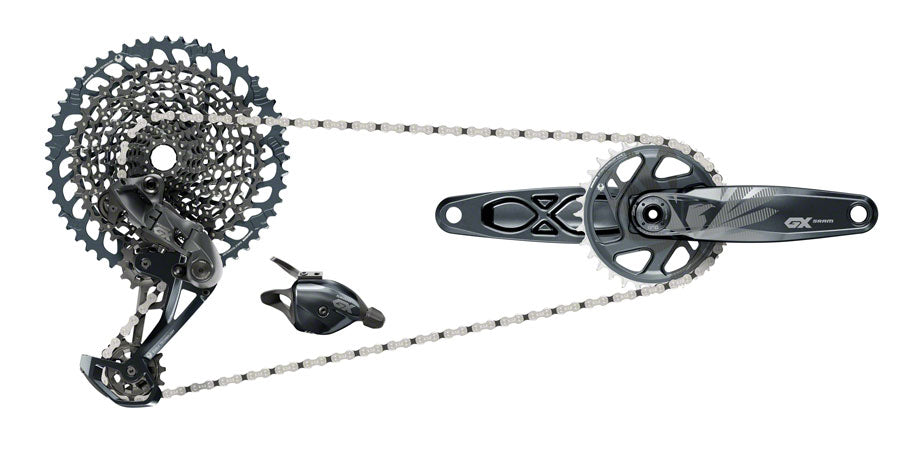 SRAM GX Eagle Groupset - 170mm Crankset, 32t, DUB, Trigger Shifter, | Worldwide Cyclery SRAM GX Eagle Groupset - 170mm Crankset, 32t, DUB, Trigger Shifter, | Worldwide Cyclery