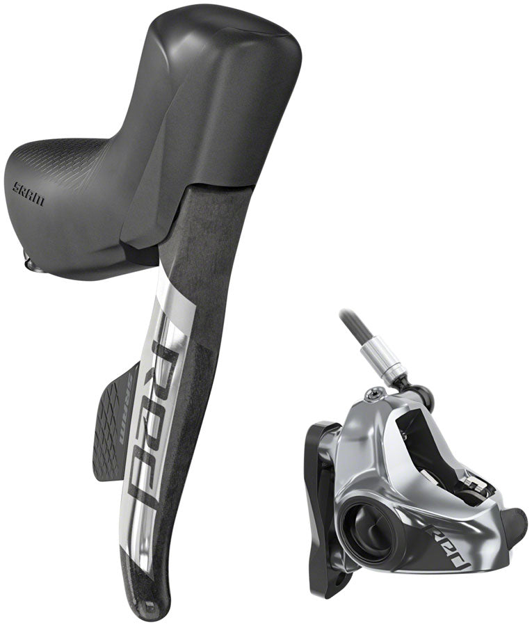 SRAM RED eTap AXS Electronic 2x12-Speed Road Groupset - HRD Brake/Shift Levers, Flat Mnt Disc Brakes, CL Rotors, MPN: 00.7918.078.010 UPC: 710845841675 Kit-In-A-Box Road Group RED eTap AXS Electronic Groupset