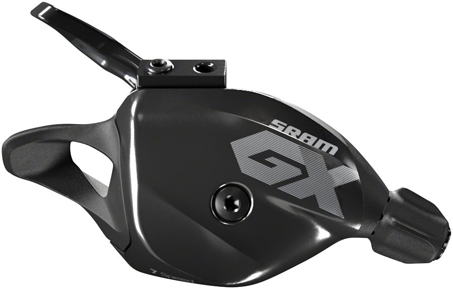 SRAM GX DH Rear Shifter - 7-Speed, with Discrete Clamp, Black, A2 MPN: 00.7018.402.000 UPC: 710845837173 Shifter, Flat Bar-Right GX DH Shifter