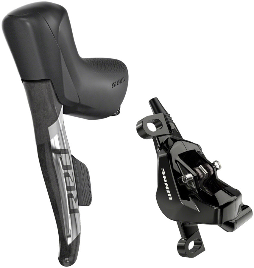 SRAM RED eTap AXS HRD Shift/Brake Lever and Hydraulic Disc Caliper - Left/Front, Direct Post Mount, 950mm Hose, Black, SRAM RED eTap AXS HRD Shift/Brake Lever and Hydraulic Disc Caliper - Left/Front, Direct Post Mount, 950mm Hose, Black,