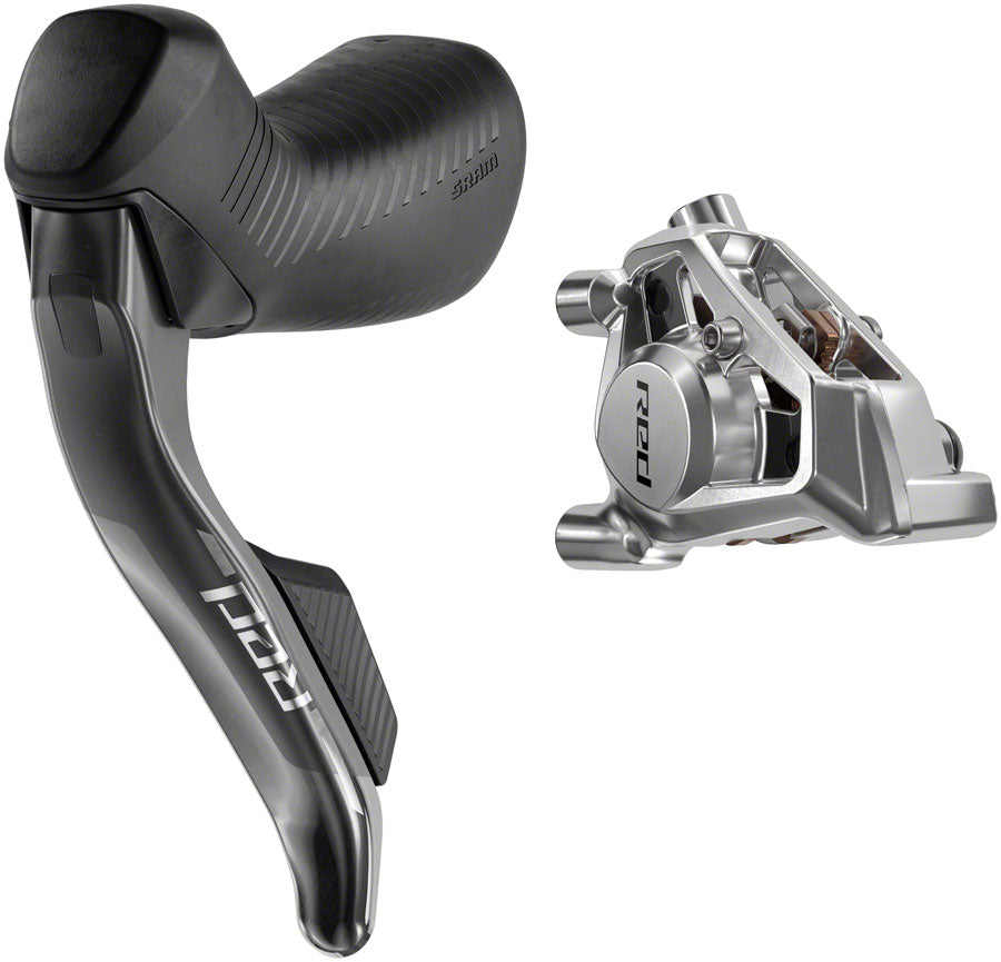 SRAM RED eTap AXS HRD Shift/Brake Lever and Hydraulic Disc Caliper - Left/Front, Flat Mount 20mm Offset, 950mm Hose,