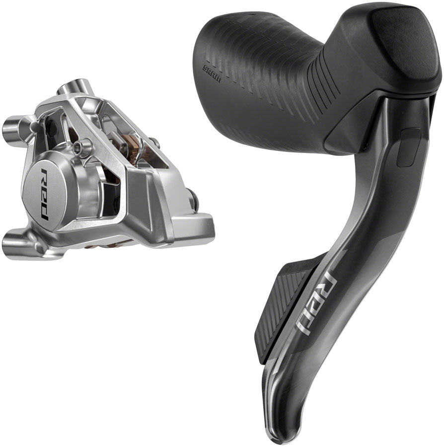 SRAM RED eTap AXS HRD Shift/Brake Lever and Hydraulic Disc Caliper - Right/Rear, Flat Mount 20mm Offset, 1800mm Hose,