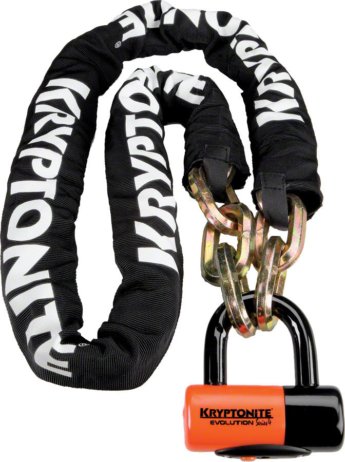 Kryptonite New York Chain 1217 and Evolution Disc Lock 5.5 170cm Worldwide Cyclery
