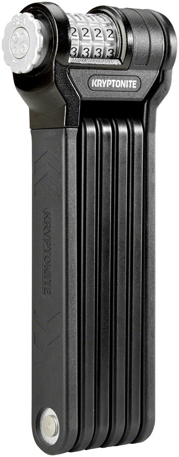 Kryptonite Keeper 585 Combo Folding Lock - 85cm, 3mm, Black # - Folding Lock - Keeper Folding Locks