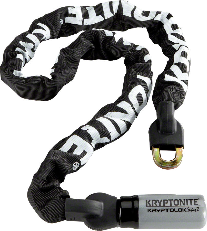 Kryptonite KryptoLok Series 2 912 Integrated Chain: 4' (120cm) MPN: 001874 UPC: 720018001874 Chain Lock Kryptolok Chain Locks