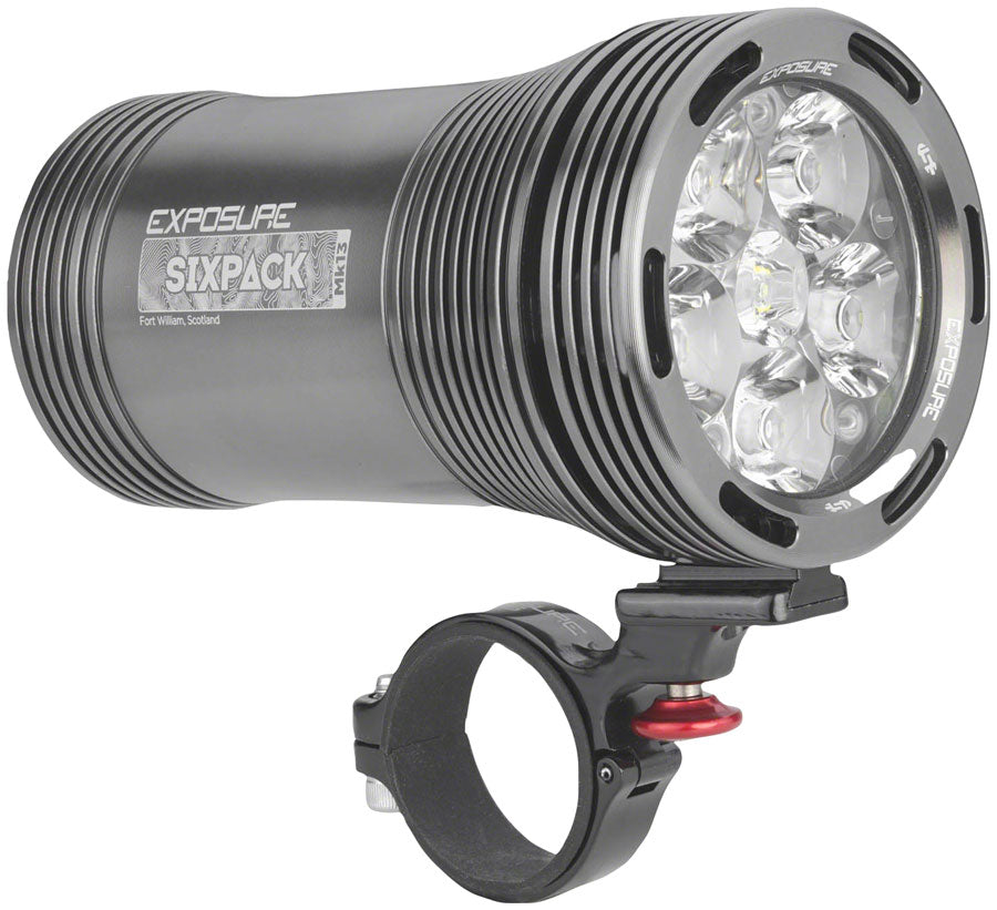 Exposure Six Pack Mk13 Headlight - Gun Metal Black MPN: EXPSIXP13GMB-USA Headlight, Rechargeable Six Pack Mk13 Headlight