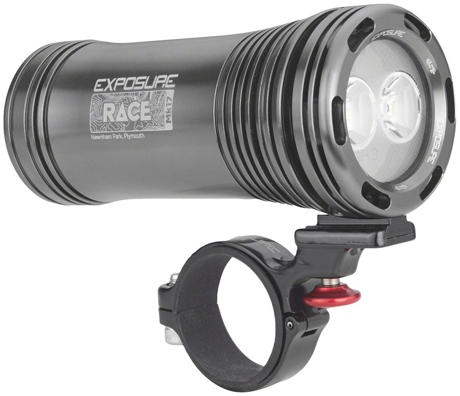 Exposure Racr Mk17 Headlight - Gun Metal Black MPN: EXPRACE17GMB-USA Headlight, Rechargeable Race MK17 Headlight