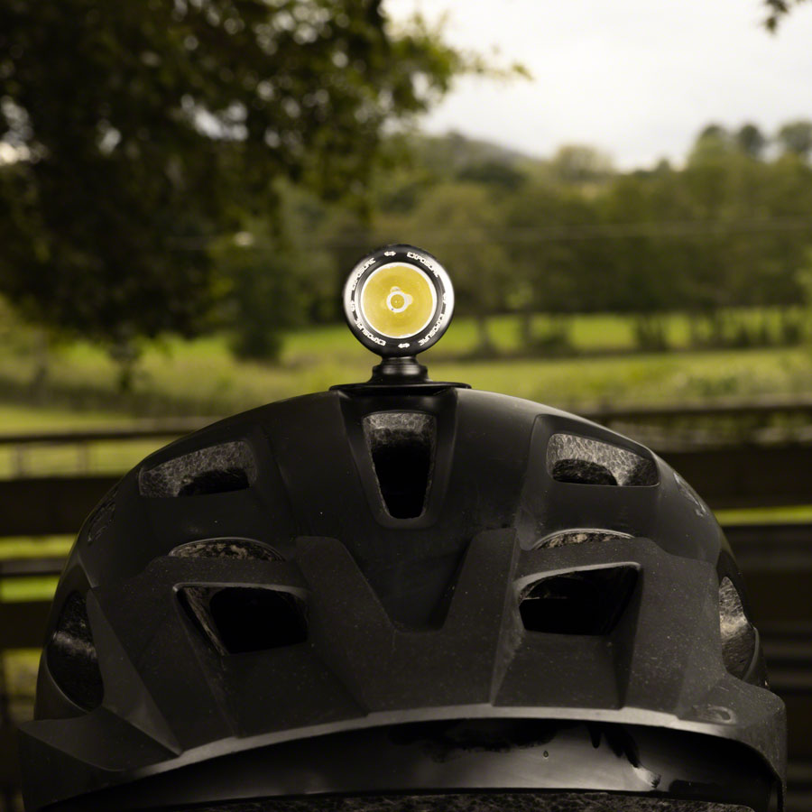 Exposure Joystick Mk17 Headlight - with Helmet and Handlebar Mount, Gun Metal Black - Headlight, Rechargeable - Joystick Mk17 Headlight