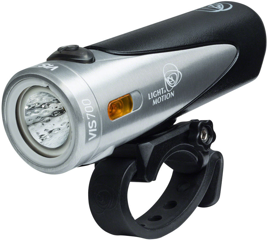 Light and Motion VIS 700 Rechargeable Headlight: Tundra Steel/Black MPN: 856-0644-B UPC: 810029730556 Headlight, Rechargeable VIS 700 Headlight