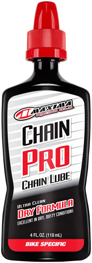 Maxima Racing Oils BIKE Chain Pro Dry Formula - 4oz, Drip MPN: 95-03904 UPC: 851211003621 Lubricant Chain Pro Chain Lube