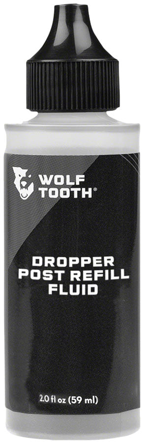 Wolf Tooth Resolve Dropper Post Refill Fluid, 2oz MPN: RES-FLUID2 UPC: 810006807554 Suspension Oil and Lube Resolve Dropper Post Fluid