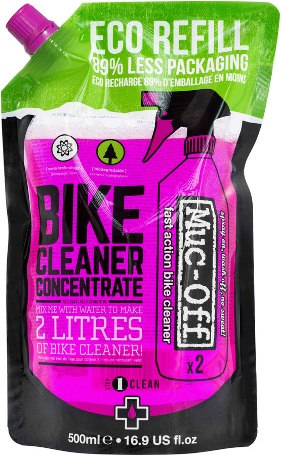 Muc-Off Nano Tech Bike Cleaner Concentrate - 500ml Pouch MPN: 20822 Degreaser / Cleaner Gel Concentrate Cleaner