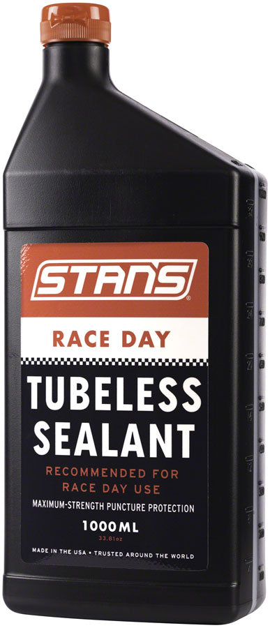 Stan's NoTubes Race Day Tubeless Sealant - 1000ml MPN: ST0158 UPC: 847746065616 Tubeless Sealant Race Tubeless Tire Sealant