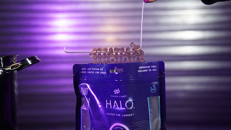 Finish Line HALO Hot Wax Bag and Tool Set - 600g - Lubricant - HALO Hot Wax Chain Lube