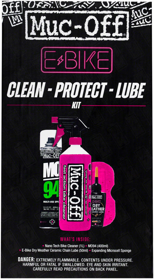 Muc-Off Ebike Clean, Protect, Lube Kit MPN: 20289US Degreaser / Cleaner Clean/Protect/Lube Kit