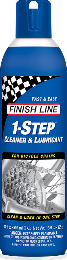 Finish Line 1-Step Cleaner and Lubricant, 17oz Aerosol