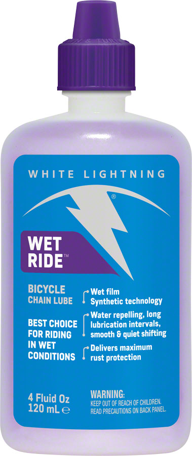 White Lightning Wet Ride Lube, 4oz Drip