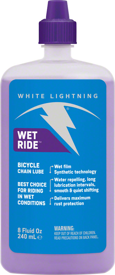 White Lightning Wet Ride Lube, 8oz Drip