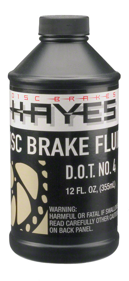 Hayes DOT 4 Brake Fluid, 12oz MPN: 98-18681 UPC: 844171000403 Disc Brake Fluid DOT 4 Brake Fluid