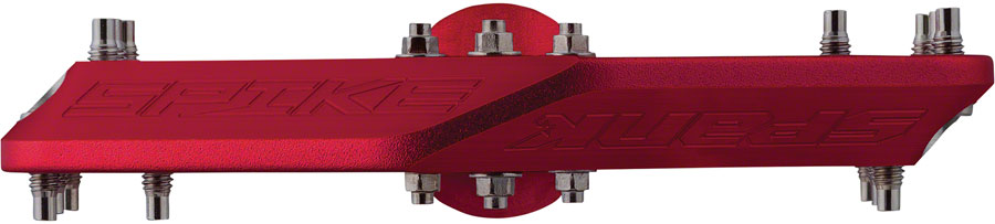 Spank Spike Pedals - Platform, Aluminum, 9/16", Red MPN: 4P-003-201-0003-AM Pedals Spike Pedals
