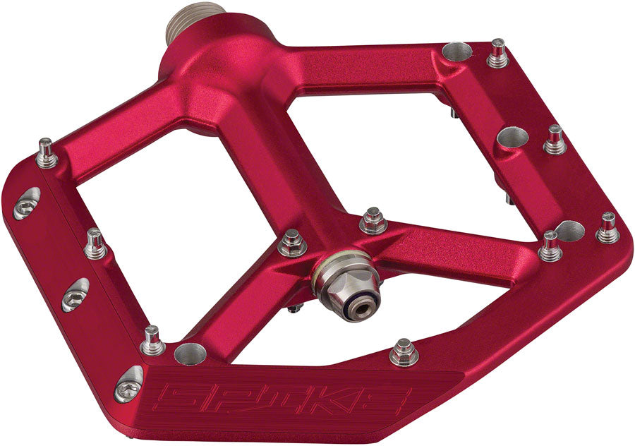 Spank Spike Pedals - Platform, Aluminum, 9/16", Red MPN: 4P-003-201-0003-AM Pedals Spike Pedals
