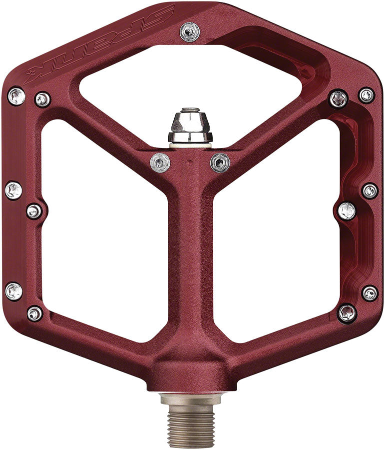 Spank Oozy Pedals - Platform, Aluminum, 9/16", Red - Pedals - OOZY Pedals