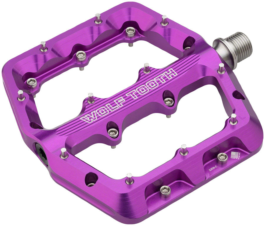 Wolf Tooth Waveform Pedals - Purple, Large MPN: PDL-WF-LG-PRP UPC: 810006806823 Pedals Waveform Pedals