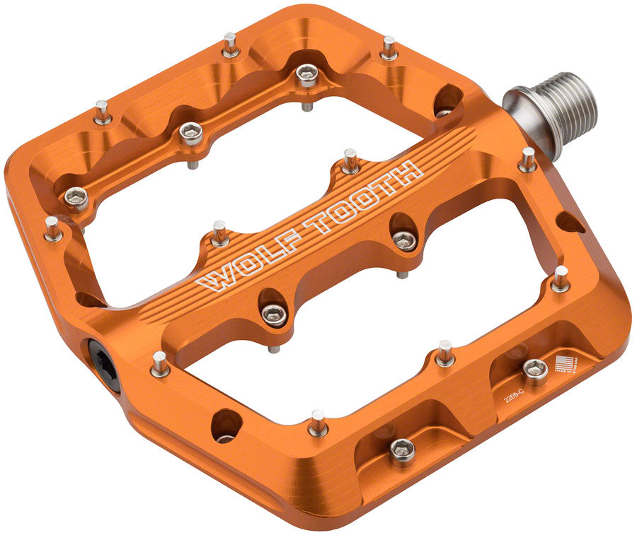 Wolf Tooth Waveform Pedals - Orange, Large MPN: PDL-WF-LG-ORG UPC: 810006806809 Pedals Waveform Pedals