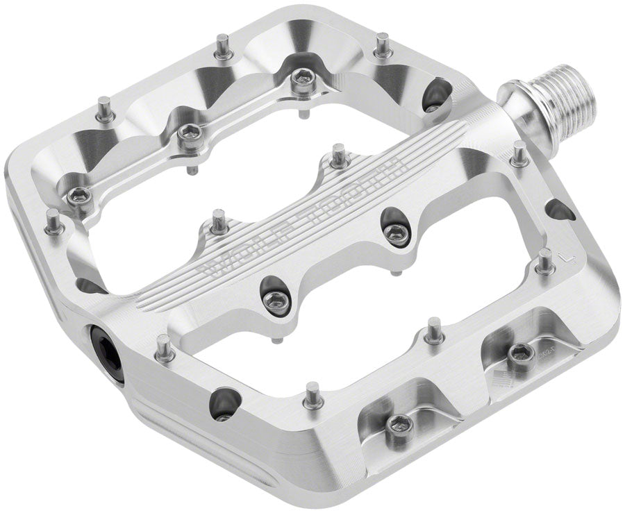 Wolf Tooth Waveform Pedals - Silver, Small MPN: PDL-WF-SM-SIL UPC: 810006807578 Pedals Waveform Pedals